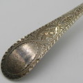 Sterling silver serving spoon made by Hester Bateman in 1781