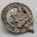 Antique hallmarked sterling silver Scottish Duncan clan brooch