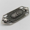 Vintage Candida sterling silver brooch by Joe Calafato