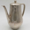 Very rare art nouveau MWF silverplated porcelain lined tea set