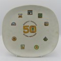 Lot of 3 National Parks Board 50 Years porcelain pieces