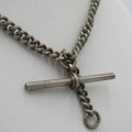 Pocket Watch fob chain with T Bar - 35 cm long