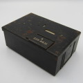 Vintage tickey box pay telephone money box