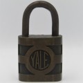 Vintage brass YALE padlock - no key