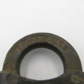 Vintage small YALE brass padlock - no key