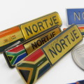 Medal set of SA Air Force Rooivalk and 6 ASU crew member Freddie Nortje plus badges