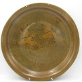 Vintage large pottery display plate