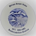 Vintage Philppi, Kaapse Vlakte 1883-1983 Centenary plate and glass tankard