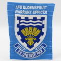 SA Air Force Base Bloemspruit warrant officer cloth badge