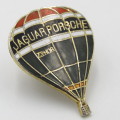 Vintage Jaguar-Porsche Hot Air Balloon badge