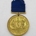 Medal awarded to John Soverby in 1905 for attendance and good conduct