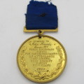 Medal awarded to John Soverby in 1905 for attendance and good conduct