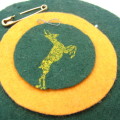 Unusual vintage Springboks cloth roundel badge