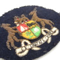 SA Navy Warrant officer bullion wire badge