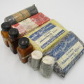 Vintage St John`s Ambulance first aid tin with contents