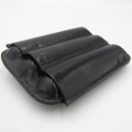 Vintage Leather 3 cigar travelling pouch
