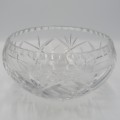 Vintage Crystal glassware bowl - BJ crystal makers mark