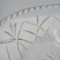 Vintage Crystal glassware bowl - BJ crystal makers mark