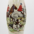 Vintage Fox hunting beer pull ceramic beer tap handle