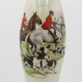 Vintage Fox hunting beer pull ceramic beer tap handle