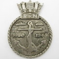 Royal Navy 1939-1945 metal crest