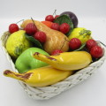 Italian Bassami porcelain fruit basket