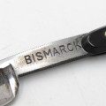 Vintage Bismarck cut throat straight razor in box