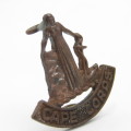 SADF Cape Corps beret badge with lugs