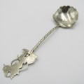 Set of antique Yogya Indonesian silver spoons - 7 spoons