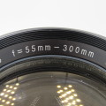 Chinon 1 : 4.5 Zoom lens 55 mm - 300 mm with screw mount - lens a little bit dusty