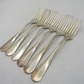Set of 6 BMA 90 silverplated forks