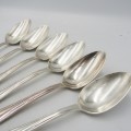 Set of 6 Vintage 90 silverplate spoons