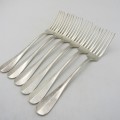 Set of 6 Vintage Sternegg 90 silverplated forks