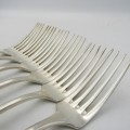 Set of 6 Vintage Sternegg 90 silverplated forks