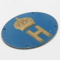 Swedish Home Guard Badge - circa 1946 - worn on left shoulder