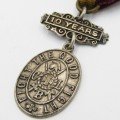 10 Years Church Lads Brigade service medal - sterling silver
