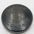 Vintage Pocket compass in bakelite holder - still excellent