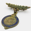 1947 Royal Visit to South Africa miniature breast medal - rarely seen