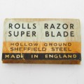 Rolls Razor super blade - unused in original bakelite holder