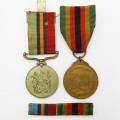 Set of General Service and Zimbabwe Independence medals issued to 6269 SAC CP Warner