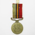 Set of General Service and Zimbabwe Independence medals issued to 6269 SAC CP Warner