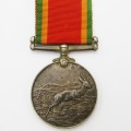 WW2 Africa service medal issued to 596072 L Davies