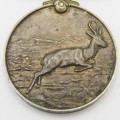 WW2 Africa service medal issued to 596072 L Davies
