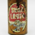 Vintage brass beer bottle shape flip out bottle cap opener