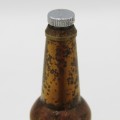 Vintage brass beer bottle shape flip out bottle cap opener