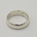 Sterling silver ring - size M 1/2 - weighs 4,5g