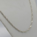 Sterling silver necklace - 50 cm long