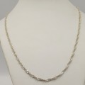 Sterling silver necklace - 50 cm long