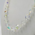 Necklace with color stuffing beads
