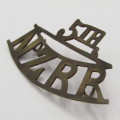 Boer War 5th New Zealand Rough Riders slouch hat badge - only 591 troops in this unit